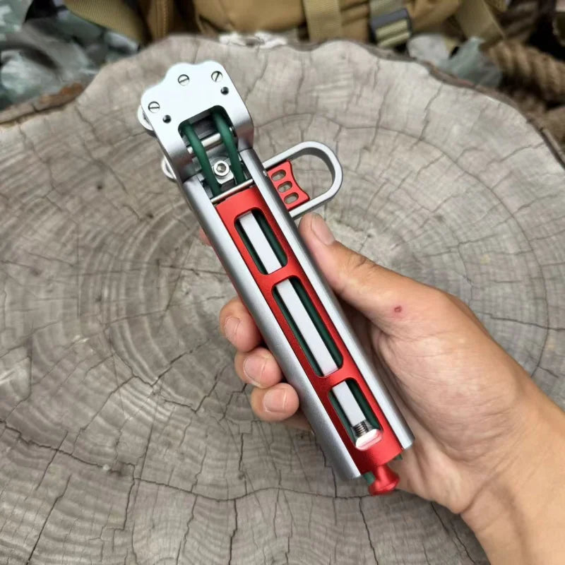 New Semi-auto G6 Trigger Slingshot CNC Aluminum Alloy Professional Catapult
