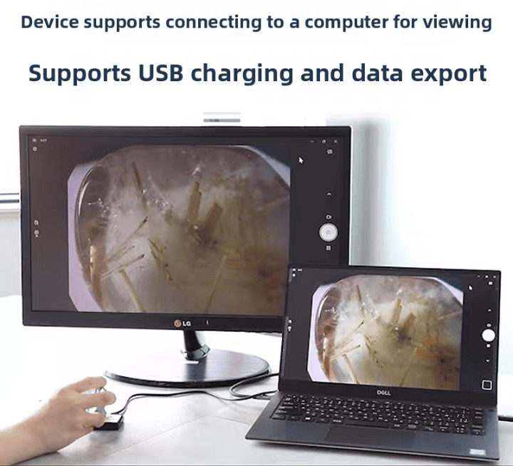Portable LED Microscope, Magic Magnifying Loupe with R/Image Storage