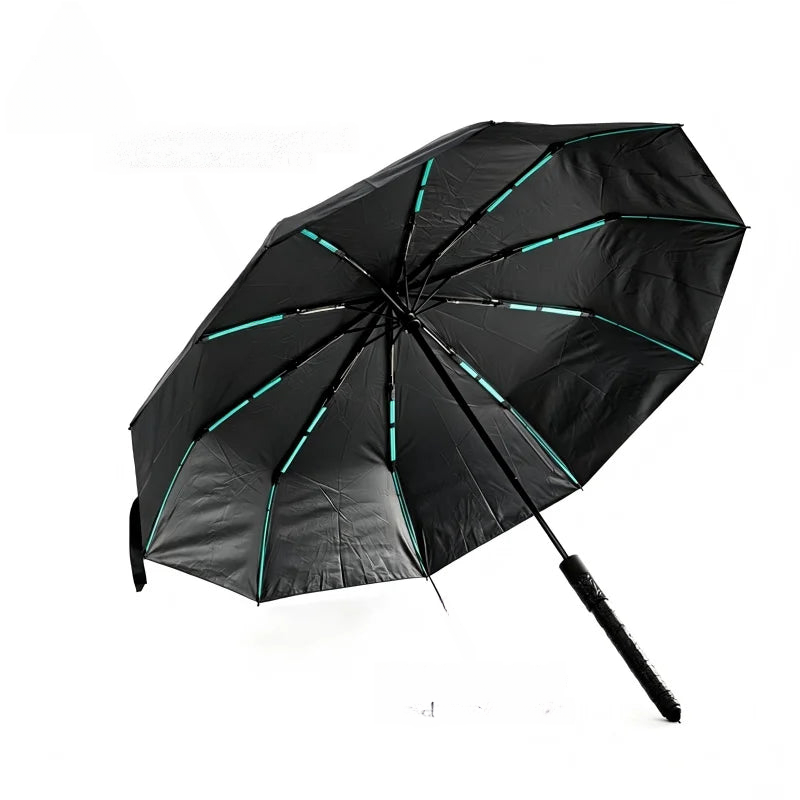 Mult Funtional Umbrella inside Extendable Baton Defensive