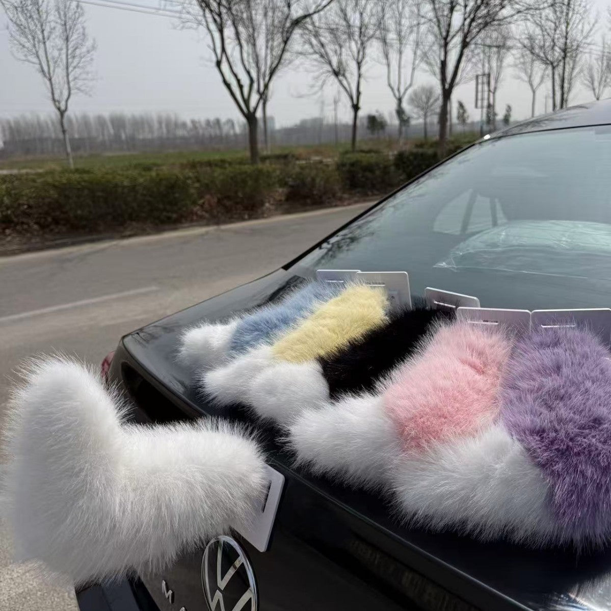 Electric car tail that moves, voice-controlled electric car tail