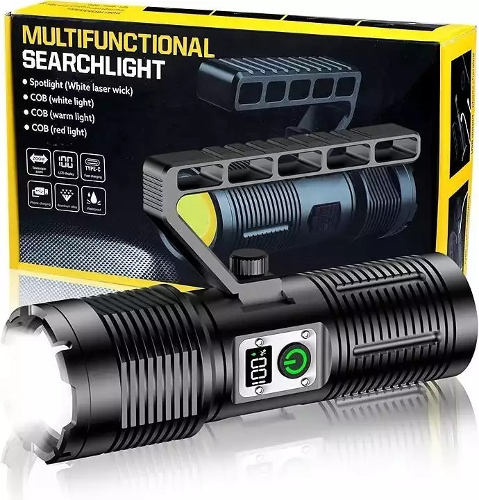 Super Bright Rechargeable Most Powerful Searchlight 200000 Lumens