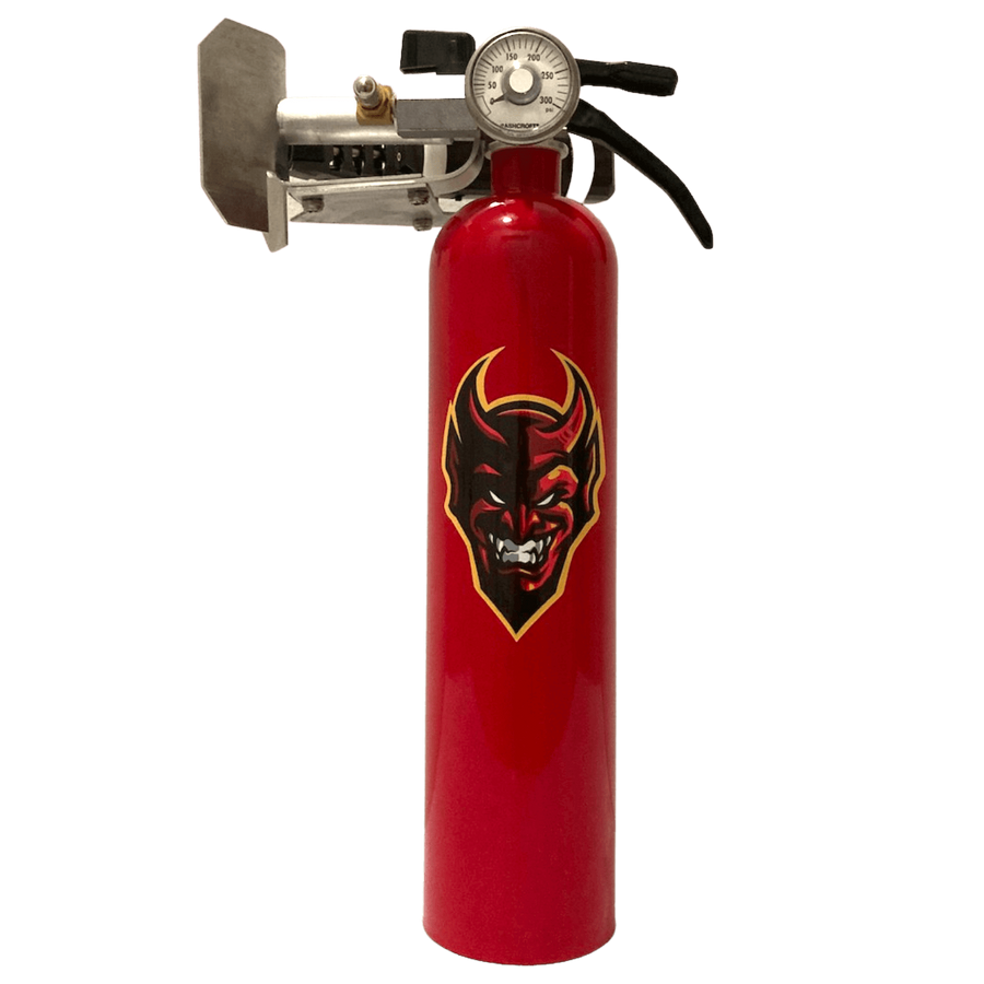 A 25-foot-long flamethrower