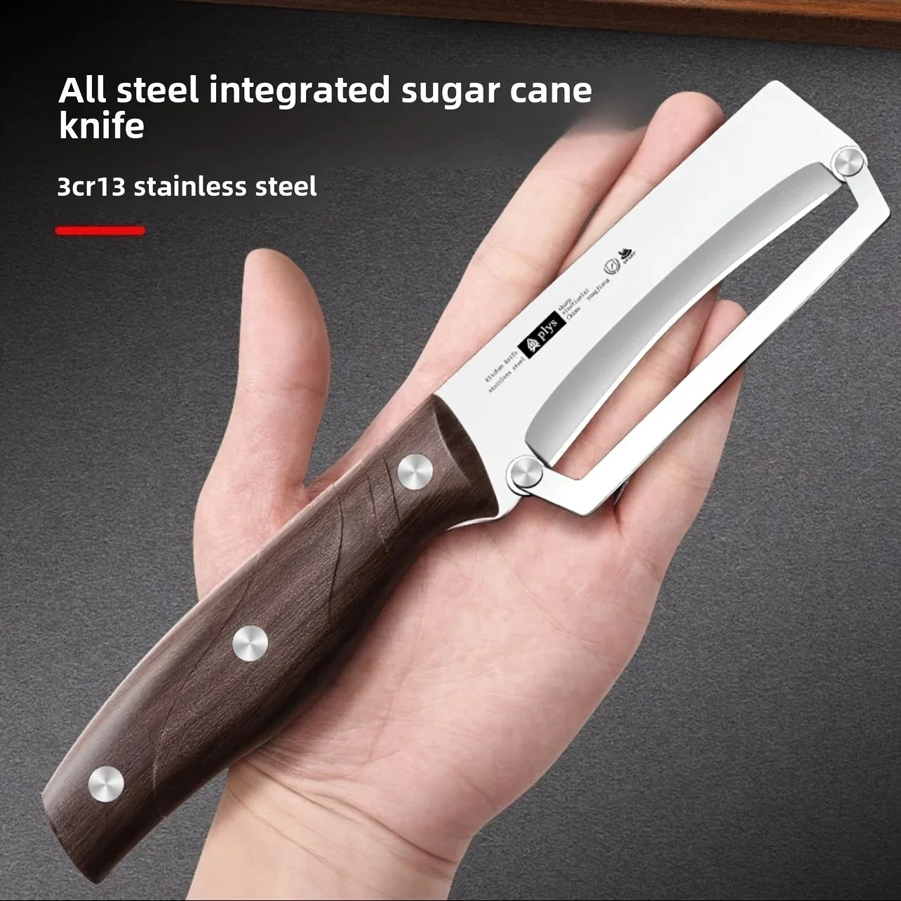 Stainless Steel Peeler Knife withWooden Handle