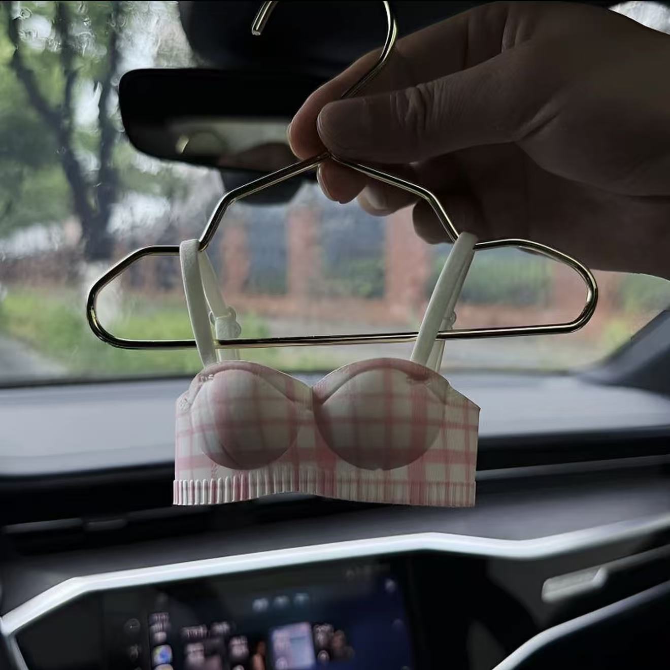 Mini Car Interior Lingerie Ornament