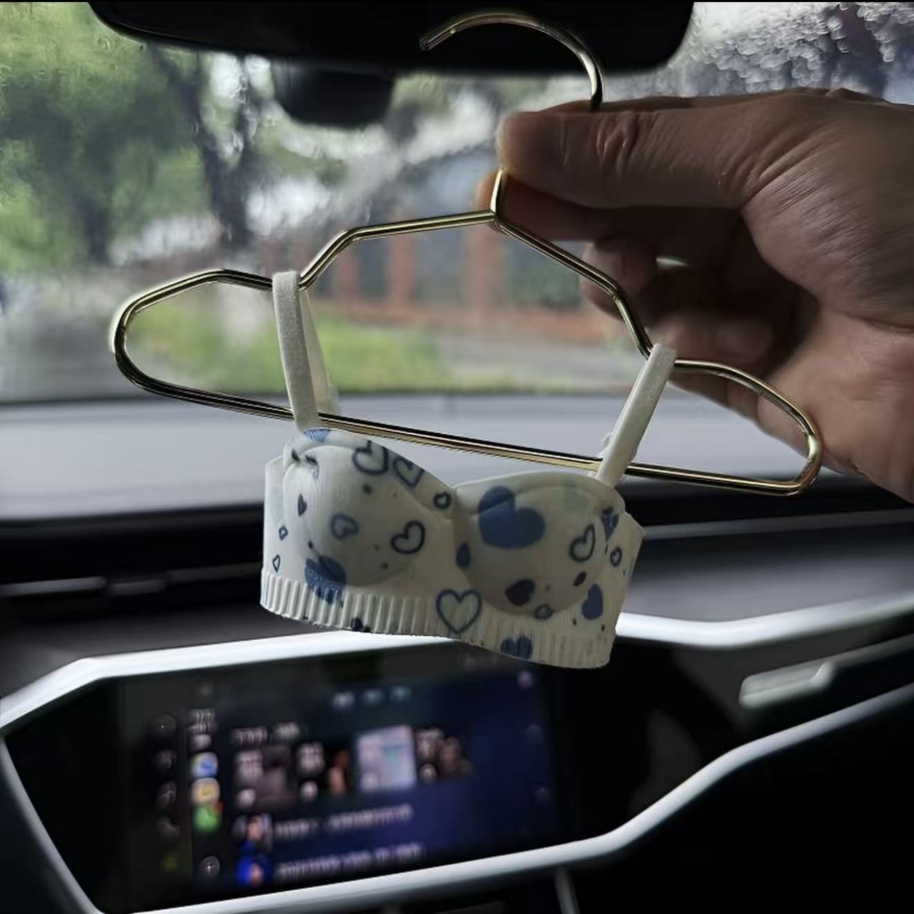 Mini Car Interior Lingerie Ornament