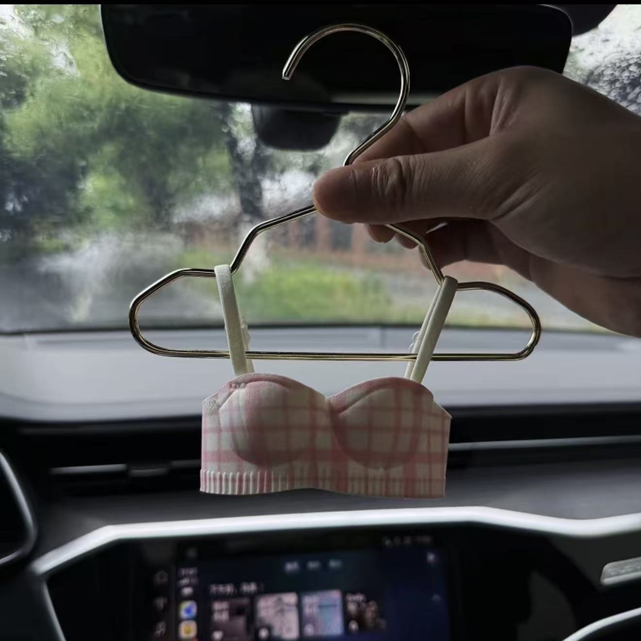 Mini Car Interior Lingerie Ornament