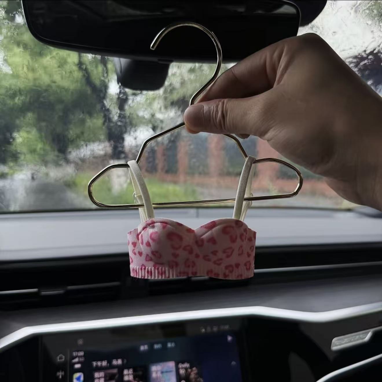 Mini Car Interior Lingerie Ornament