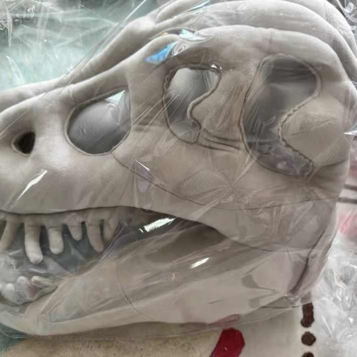 Plush Tyrannosaurus Skull Funny and Cute Hat
