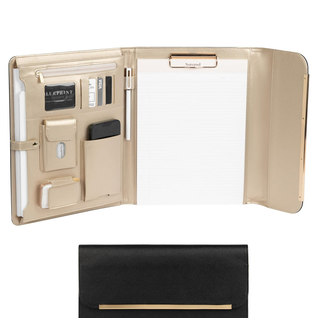 Leather Multifunctional Folder Flat Storage Bag