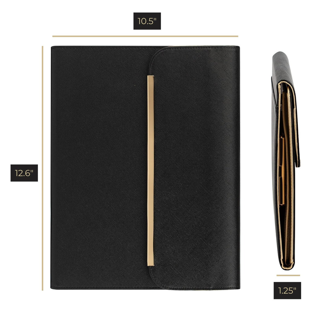 Leather Multifunctional Folder Flat Storage Bag