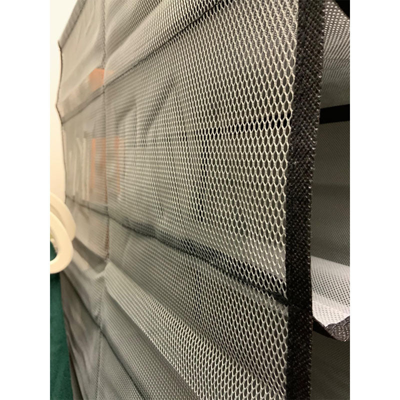 12-grid door shoe rack with breathable large mesh bag for men and women's sports shoes