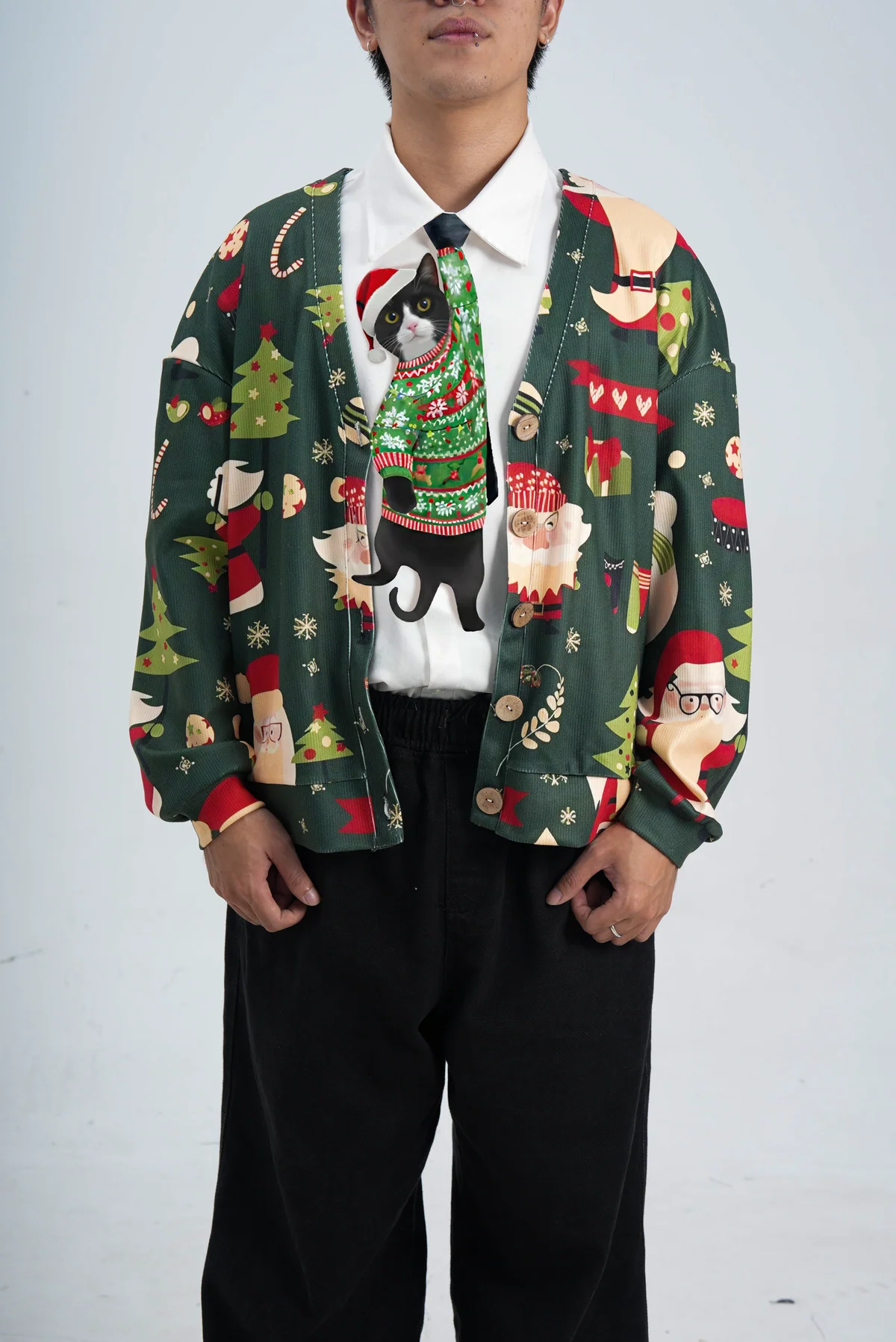 Pet Ties – Naughty Cat Pattern Ties, Funny Ties, Novelty Ties