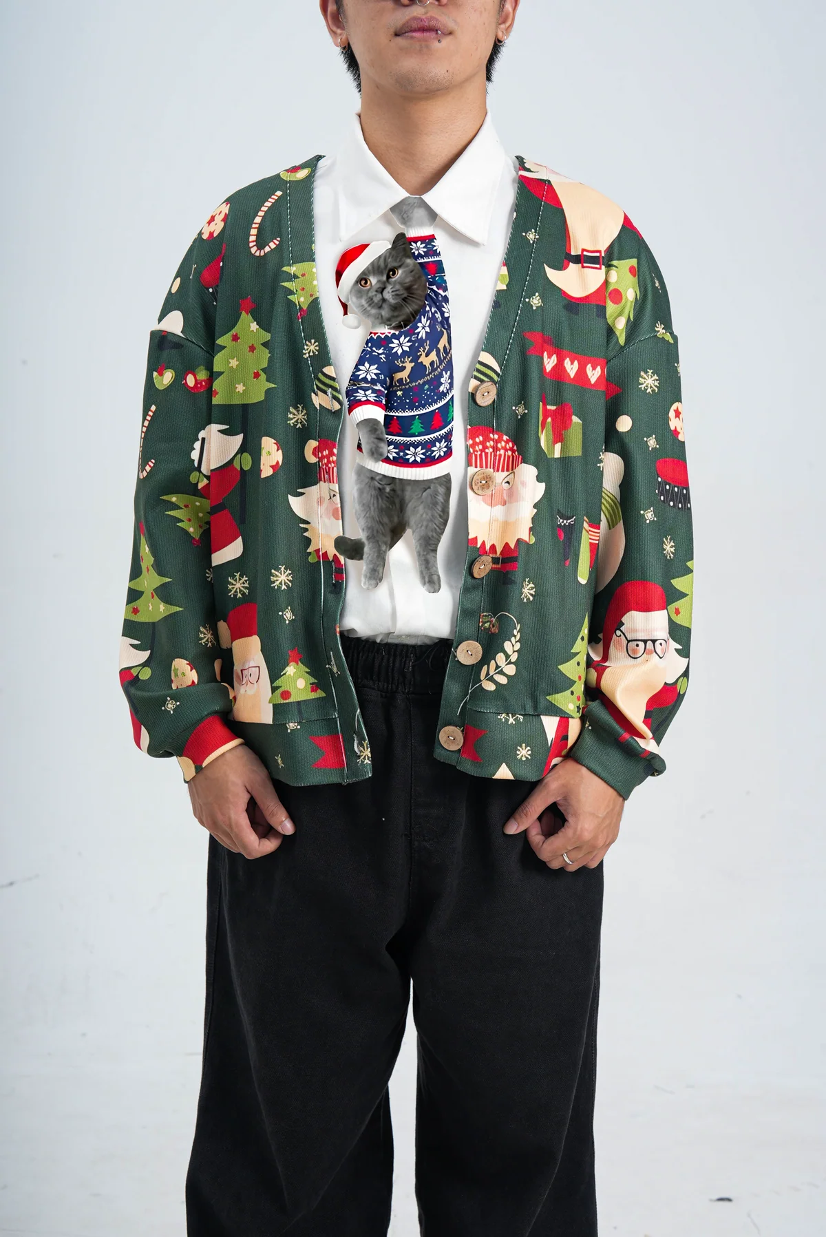 Pet Ties – Naughty Cat Pattern Ties, Funny Ties, Novelty Ties