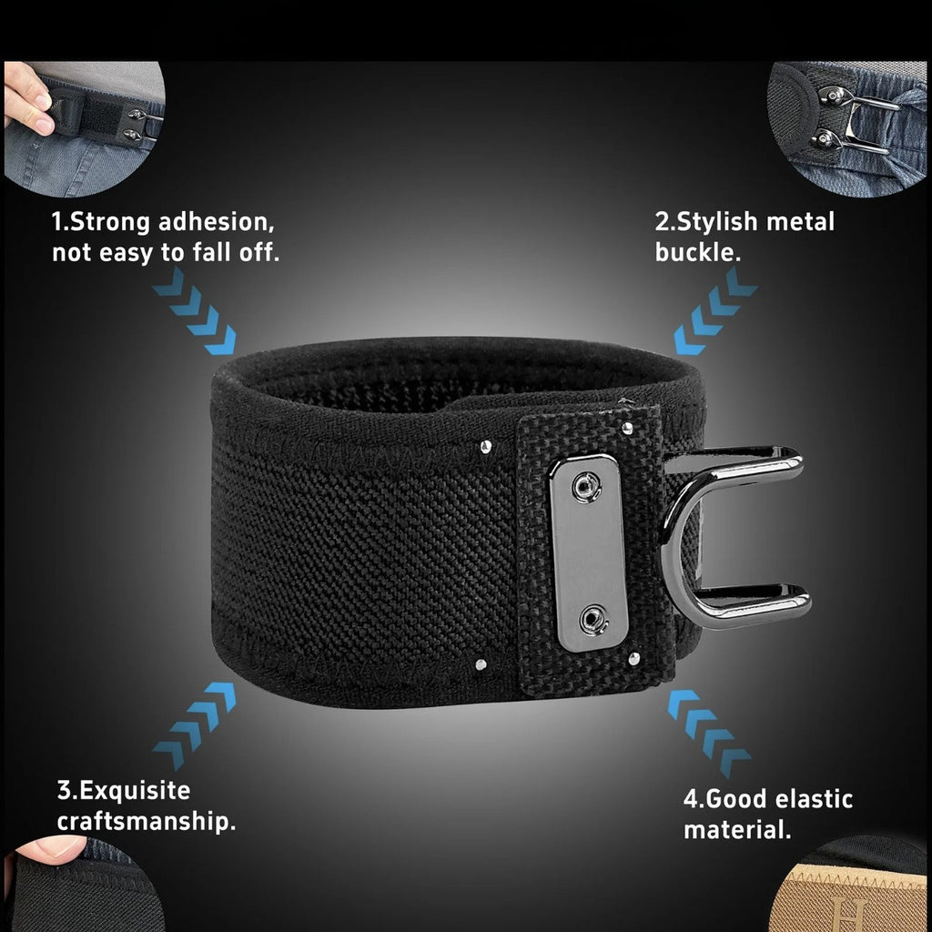 Convenient lazy waist belt with Velcro