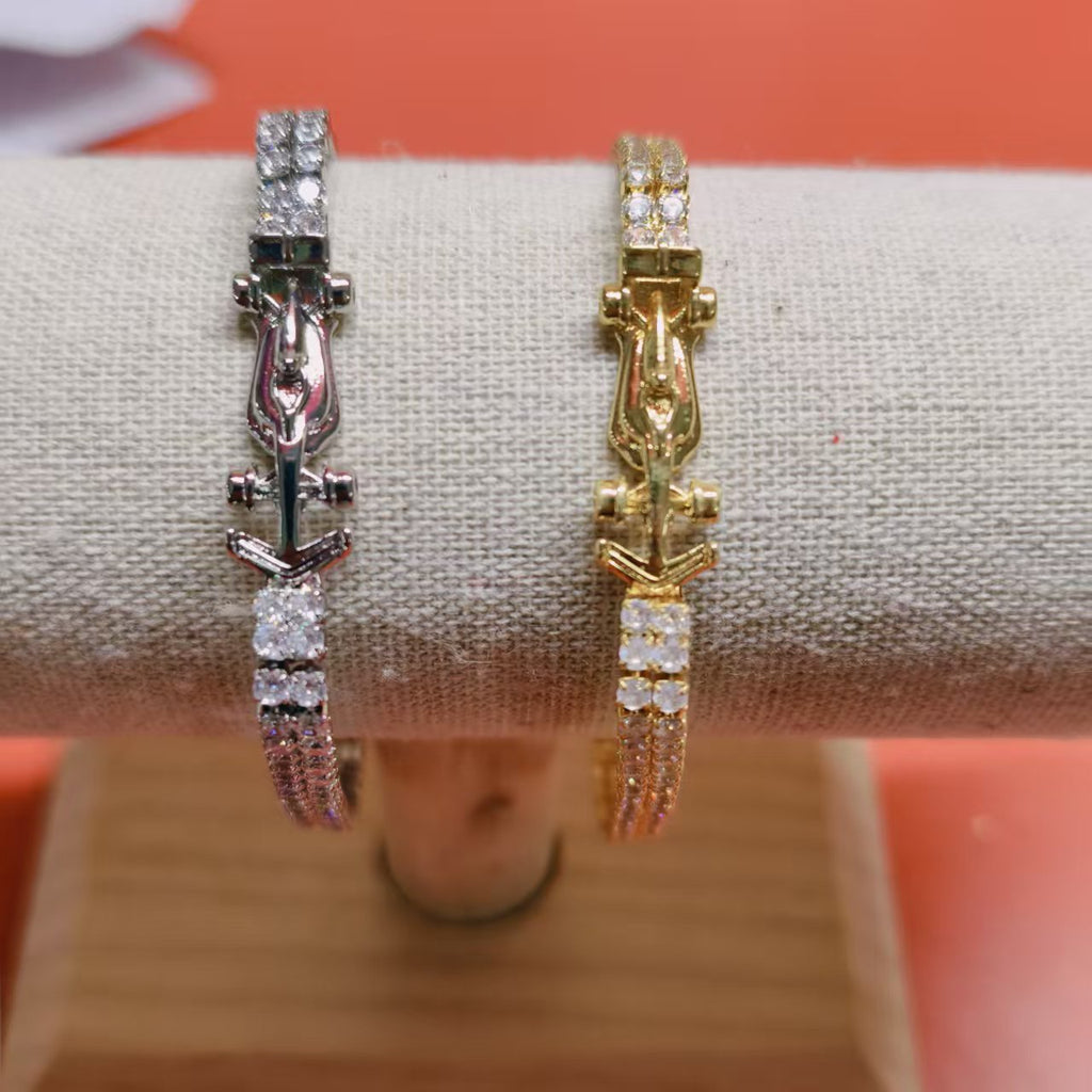 Jewelry racing bracelet