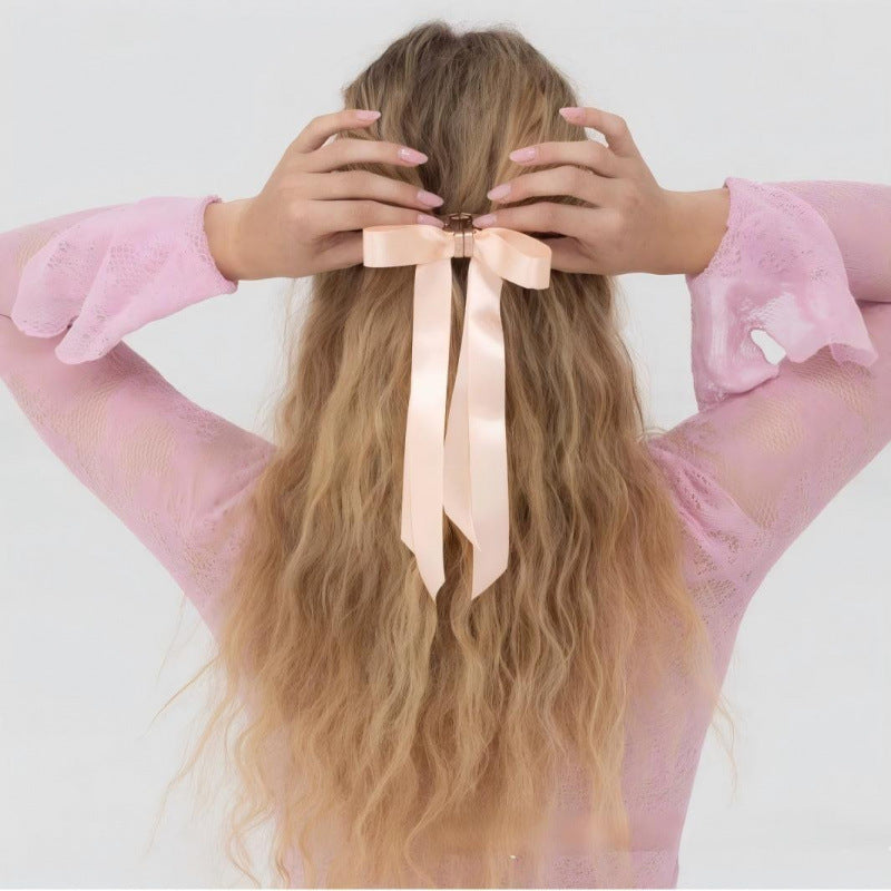 Women's Metal Bow Magnetic Hair Clip