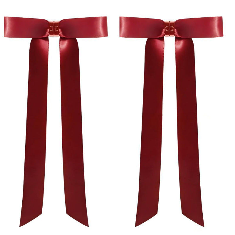 Women's Metal Bow Magnetic Hair Clip
