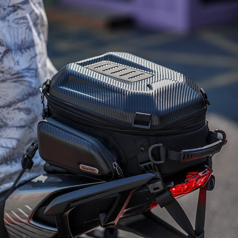 Hard-shell waterproof backpack