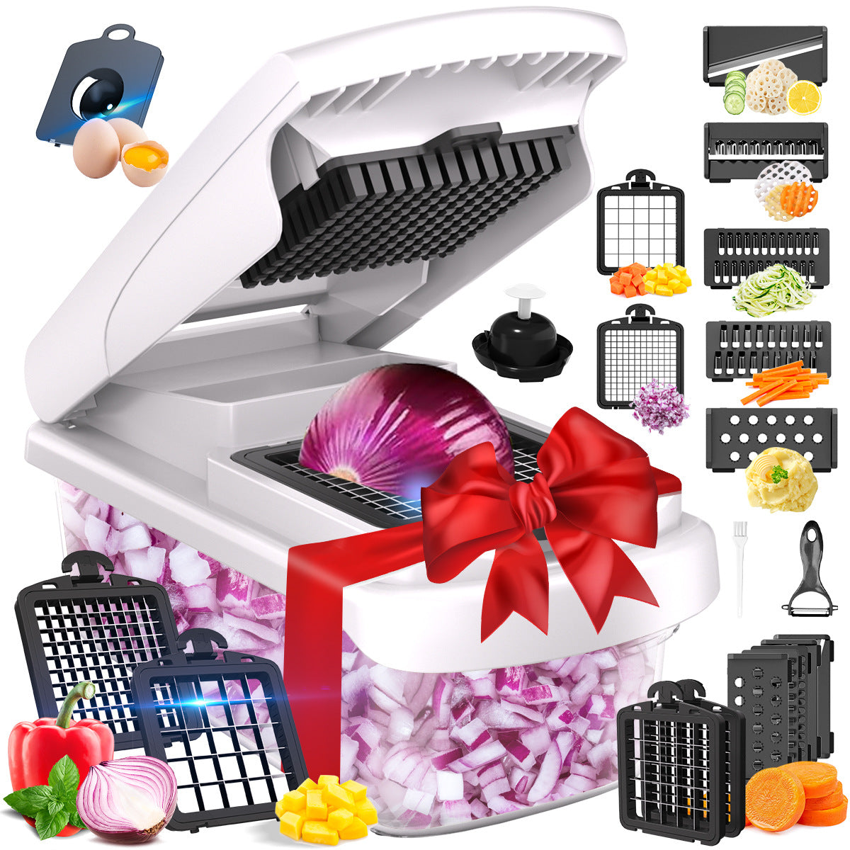 Household multi-functional vegetable cutter