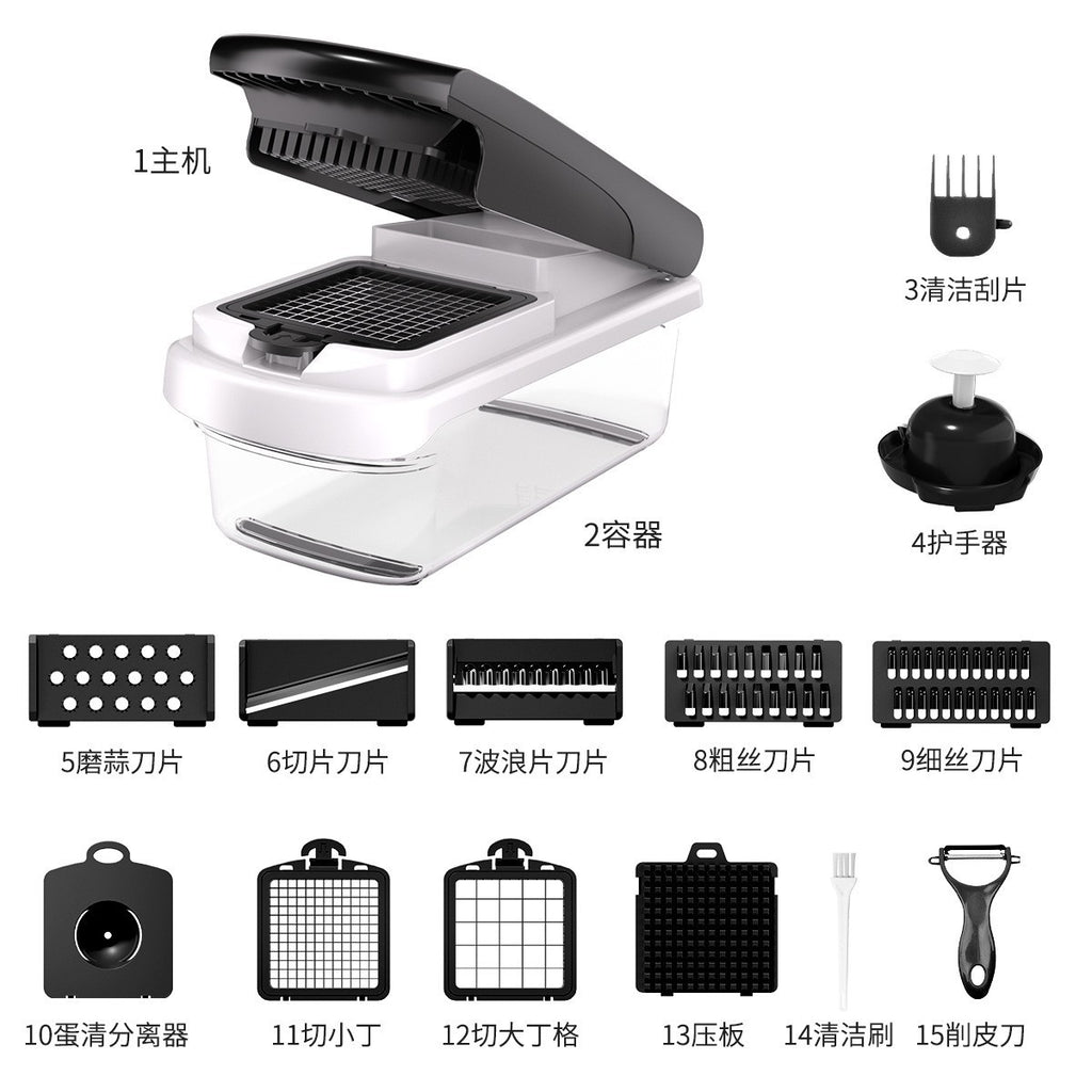 Household multi-functional vegetable cutter