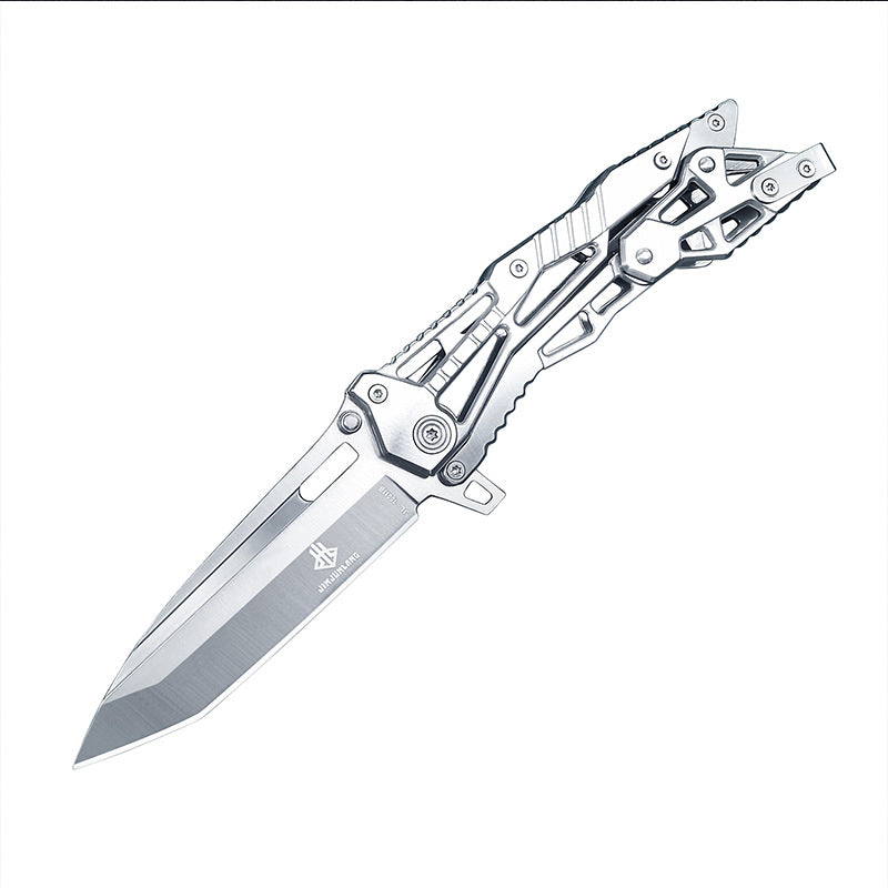 All-steel mechanical folding knife, high-hardness fruit knife
