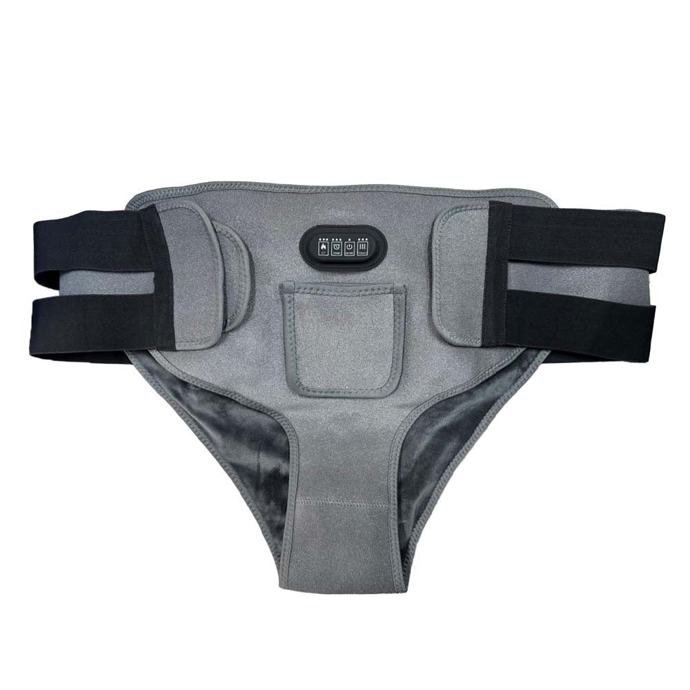 Far-infrared heat therapy massage briefs for warming the uterus, abdomen, and lower back.