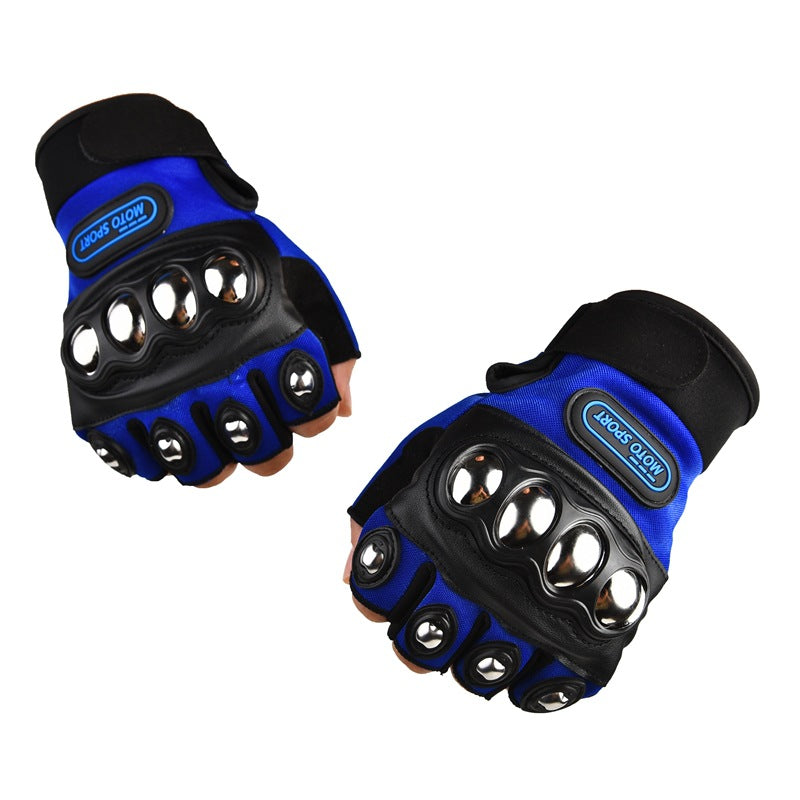 Stainless steel hard-shell tactical gloves