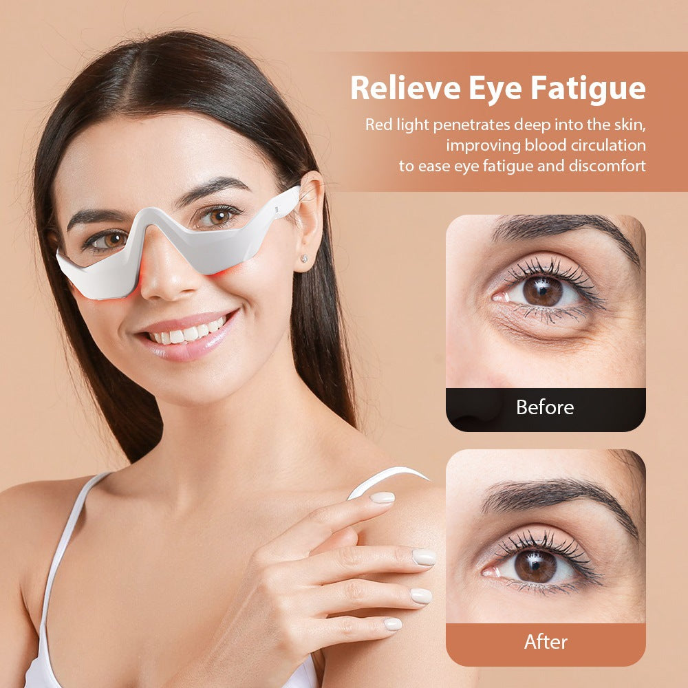 Microcurrent massage eye care device, EMS red light eye massager, eye beauty device to reduce dark circles.