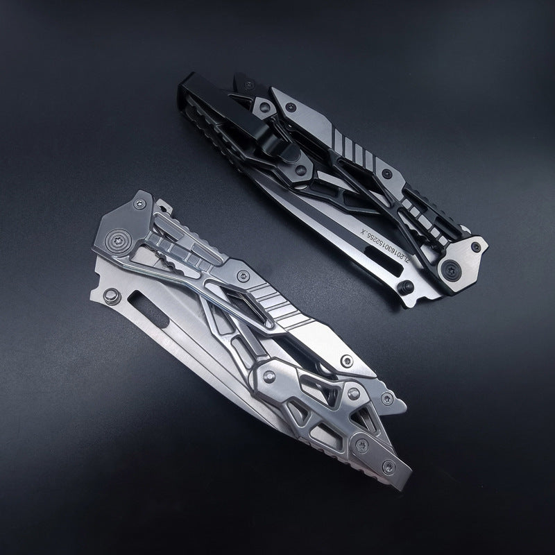 Mechanical Armor Magic Folding Knife