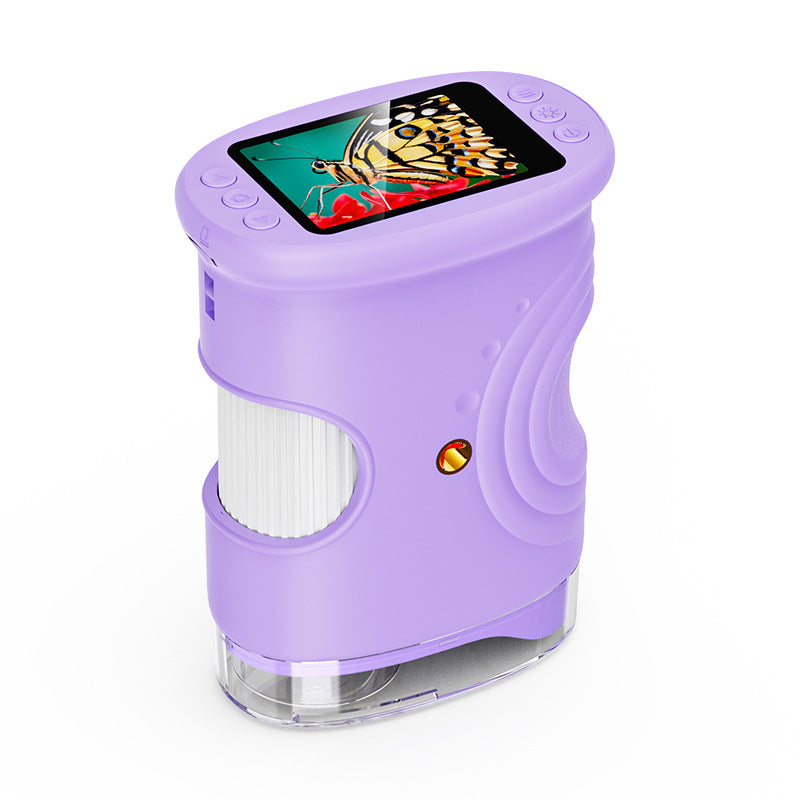 Outdoor exploration children's handheld digital microscope