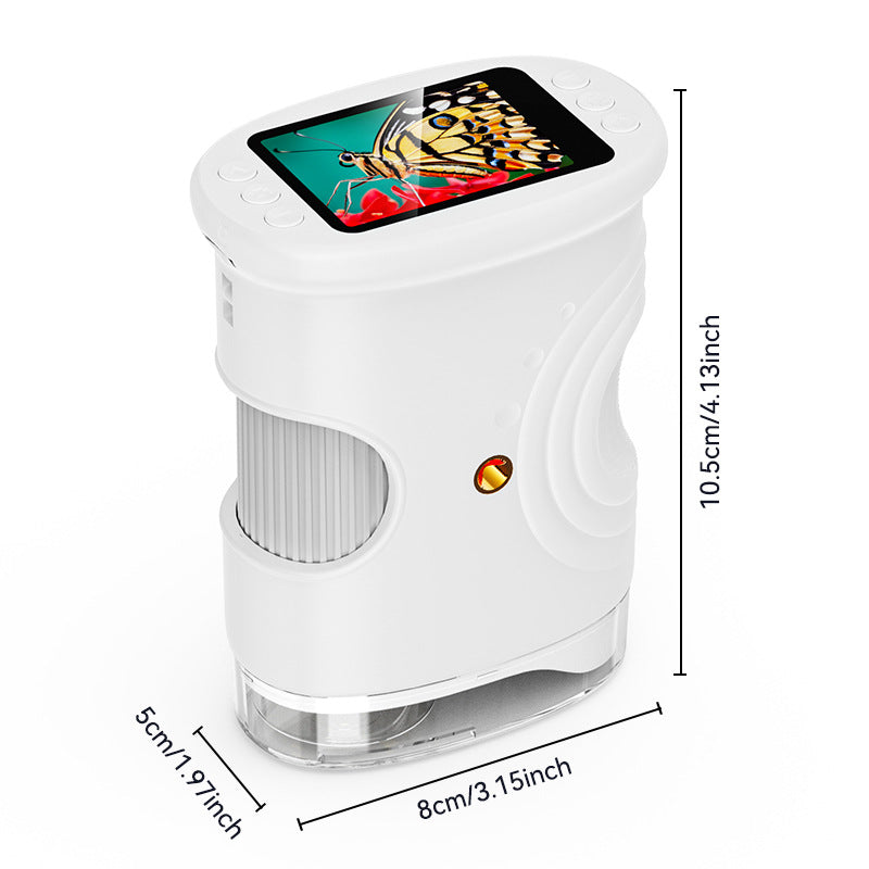 Outdoor exploration children's handheld digital microscope
