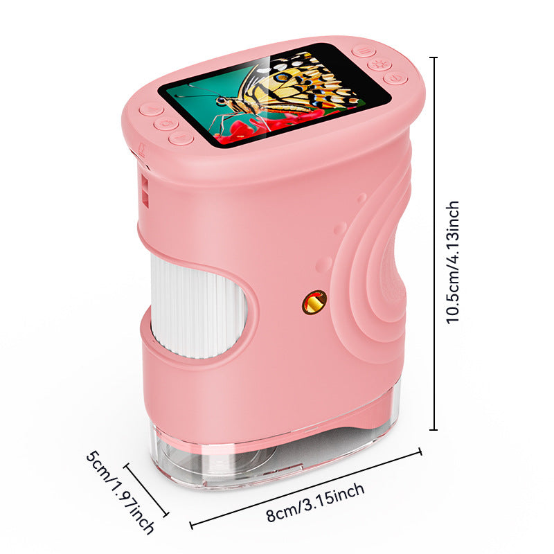 Outdoor exploration children's handheld digital microscope