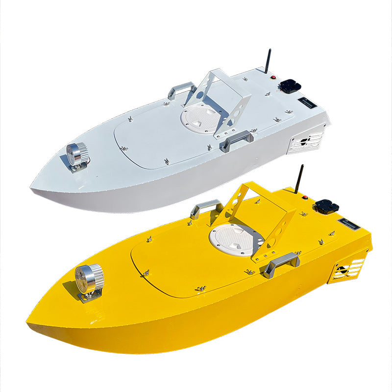 Remote-controlled stainless steel trawlers automatically unhook