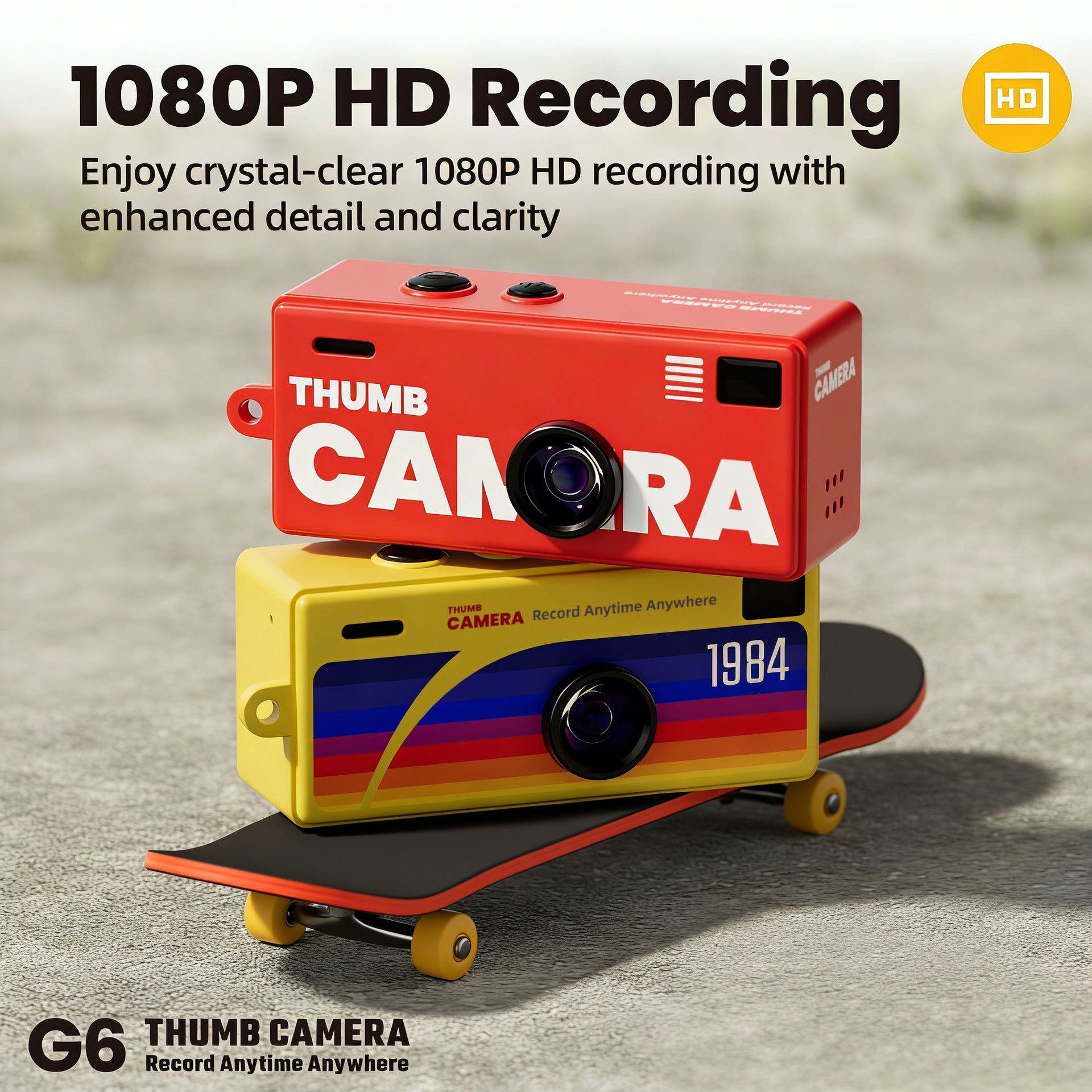 Outdoor Sports Action Camera — Kids' Pocket Camera (Photos & Video)