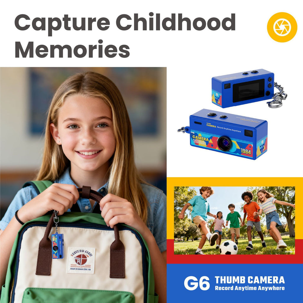 Outdoor Sports Action Camera — Kids' Pocket Camera (Photos & Video)