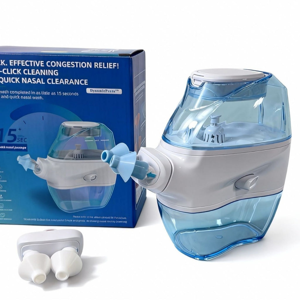 Electric negative pressure double-headed medical nasal irrigator