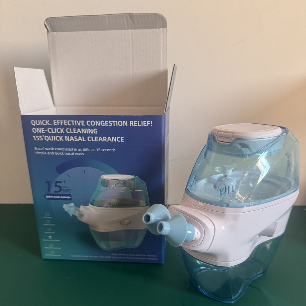 Electric negative pressure double-headed medical nasal irrigator