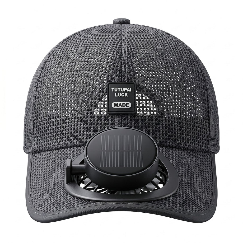 USB Solar Charging Fan Baseball Cap