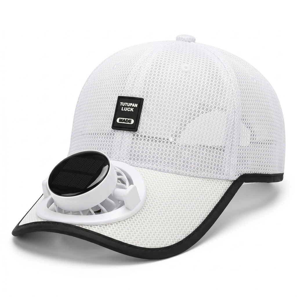 USB Solar Charging Fan Baseball Cap