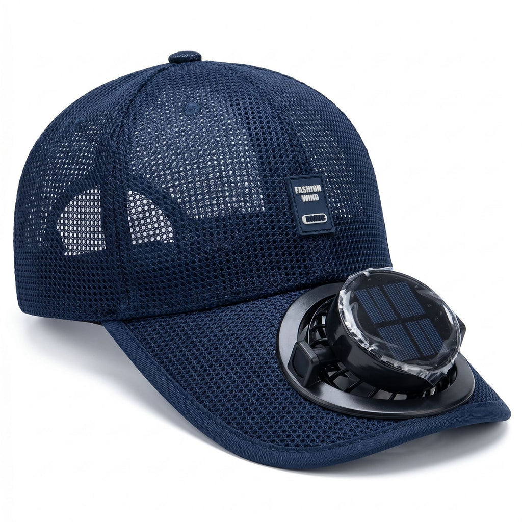 USB Solar Charging Fan Baseball Cap