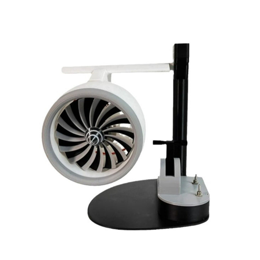 Turbofan aircraft engine creative fan humidifier with light