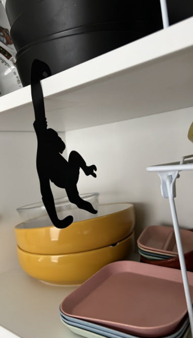 Monkey pendant wrought iron gorilla hook multi-functional wrought iron decorative storage rack