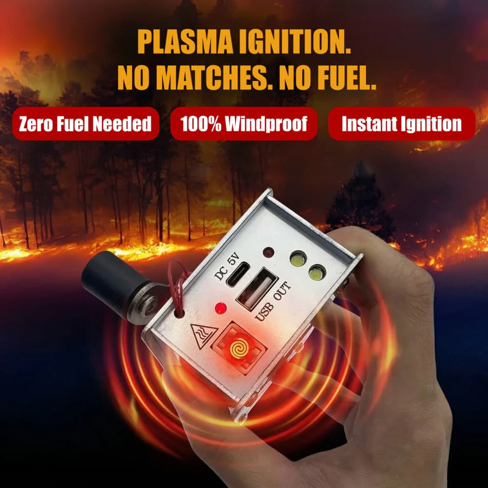 Hand Crank Generator Multi functional Radio, Flashlight, Lighter, USB Emergency Charging Portable
