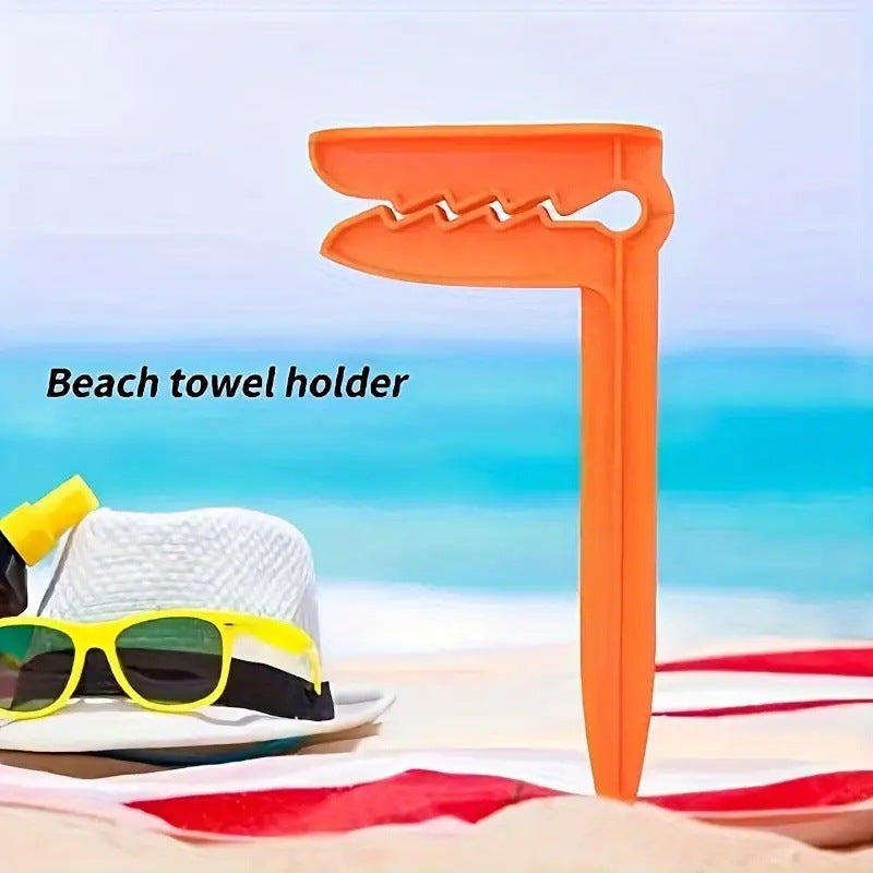 Beach mat clips, towel clips, plastic towel clips, outdoor picnic mat holders, windproof tent clips