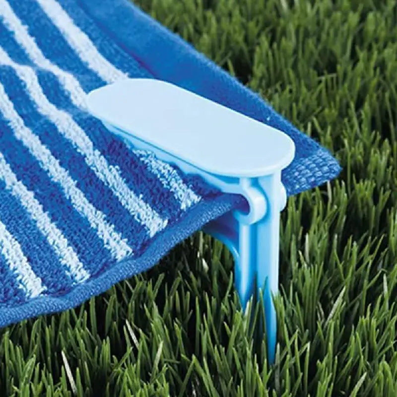 Beach mat clips, towel clips, plastic towel clips, outdoor picnic mat holders, windproof tent clips