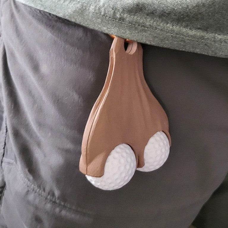 Golf bag holder