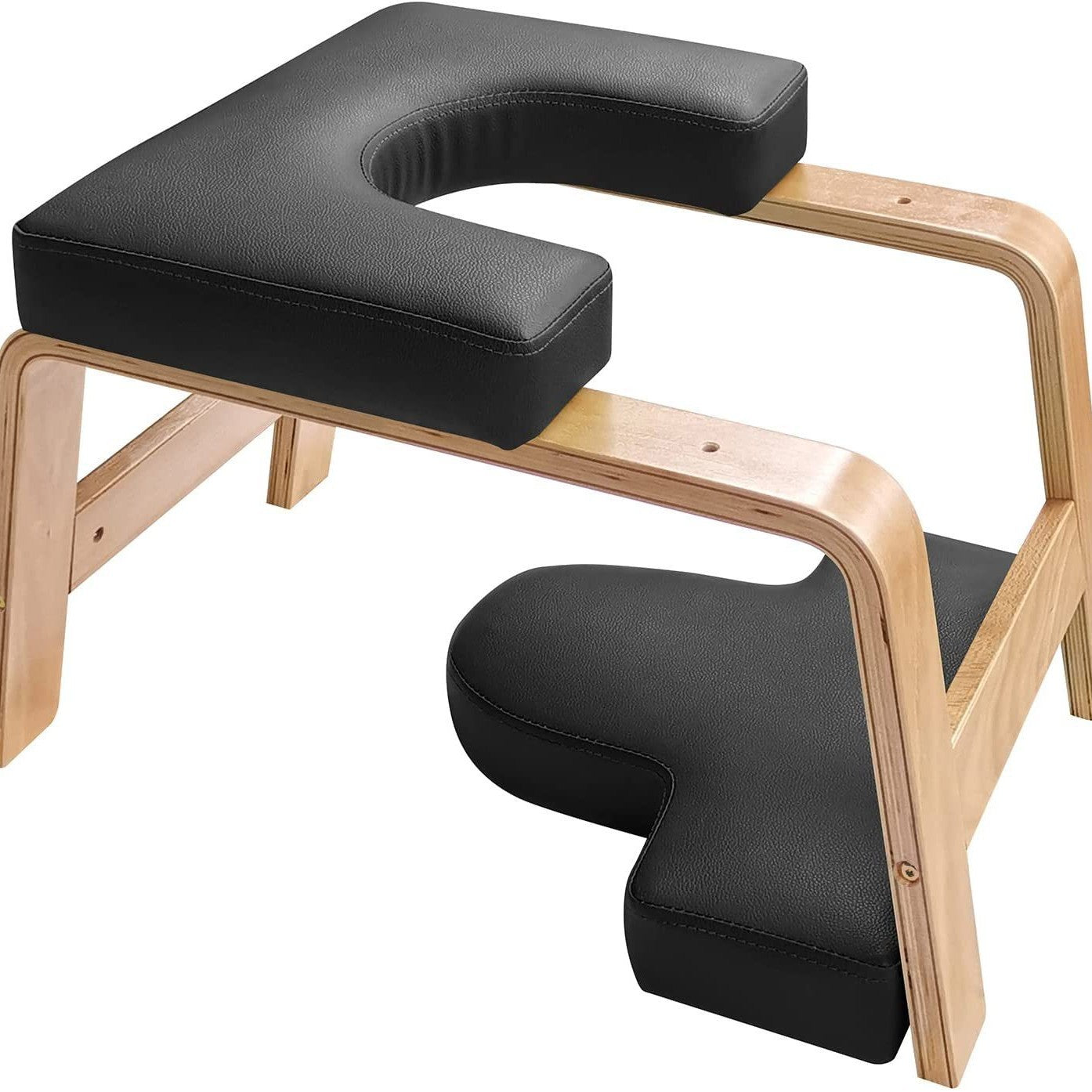 Solid wood yoga stool, multi-functional inverted exercise stool
