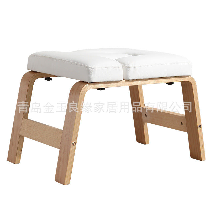 Solid wood yoga stool, multi-functional inverted exercise stool