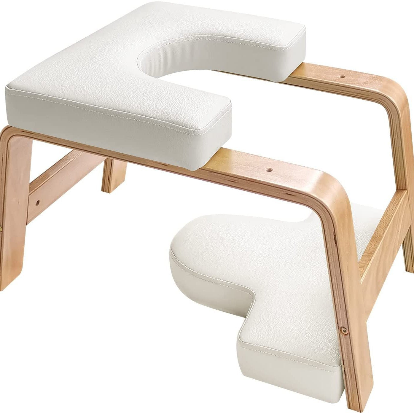 Solid wood yoga stool, multi-functional inverted exercise stool