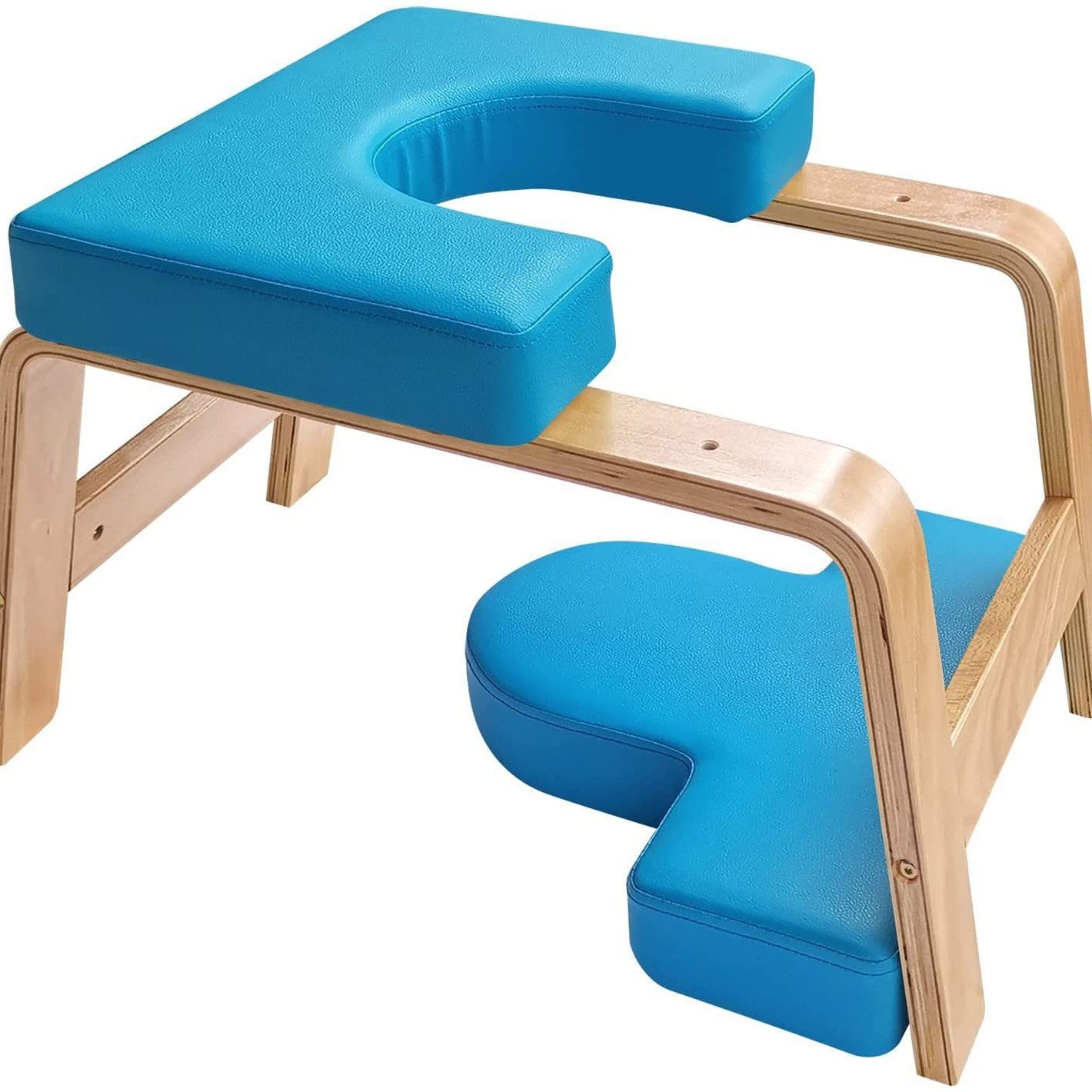 Solid wood yoga stool, multi-functional inverted exercise stool